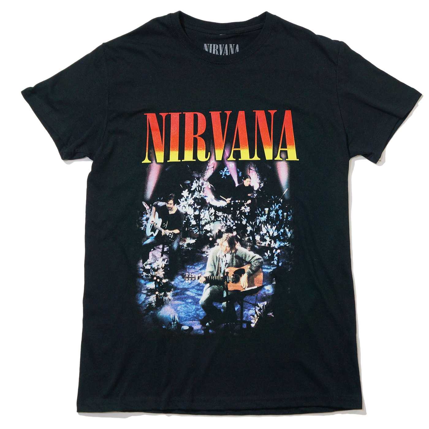 NIRVANA Tシャツ Unplugged-Black | OSOMALO バンドTシャツの通販