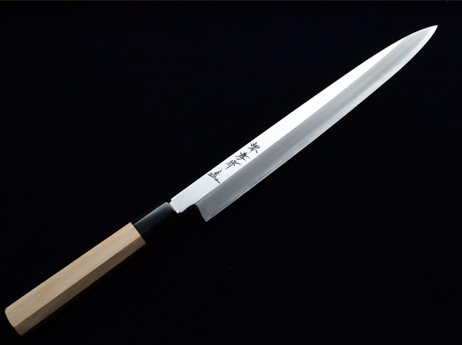 正夫27cm 堺孝行 シェフ和包丁（銀三鋼） 04004 270mm 水牛八角柄