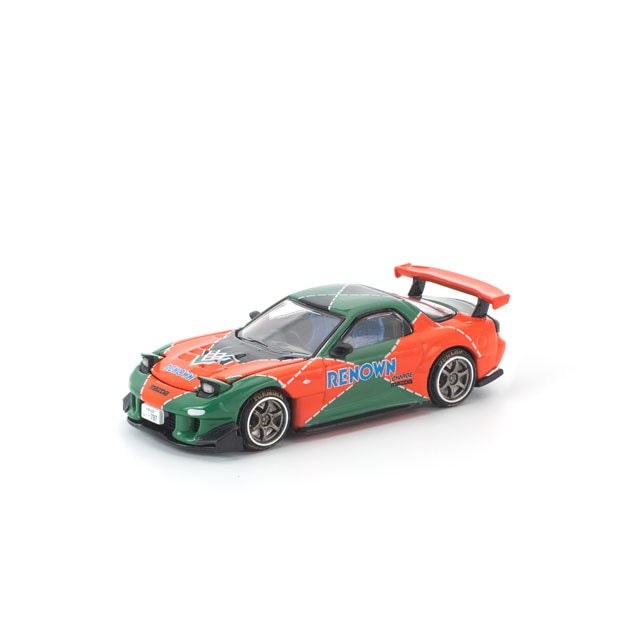 1/64 MAZDA RX7 RE-AMEMIYA ORANGE GREEN マツダ RX-7 RE雨宮 オレンジ