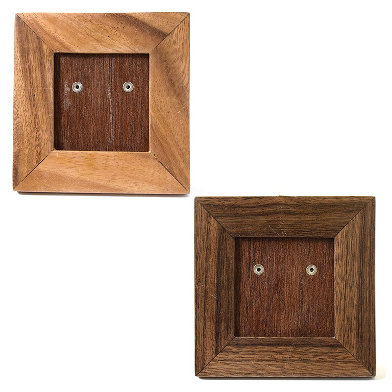 6.5cm足つき木工フレーム（JTFH-6.5S 内径6.5cm ガラスなし） | パッチ