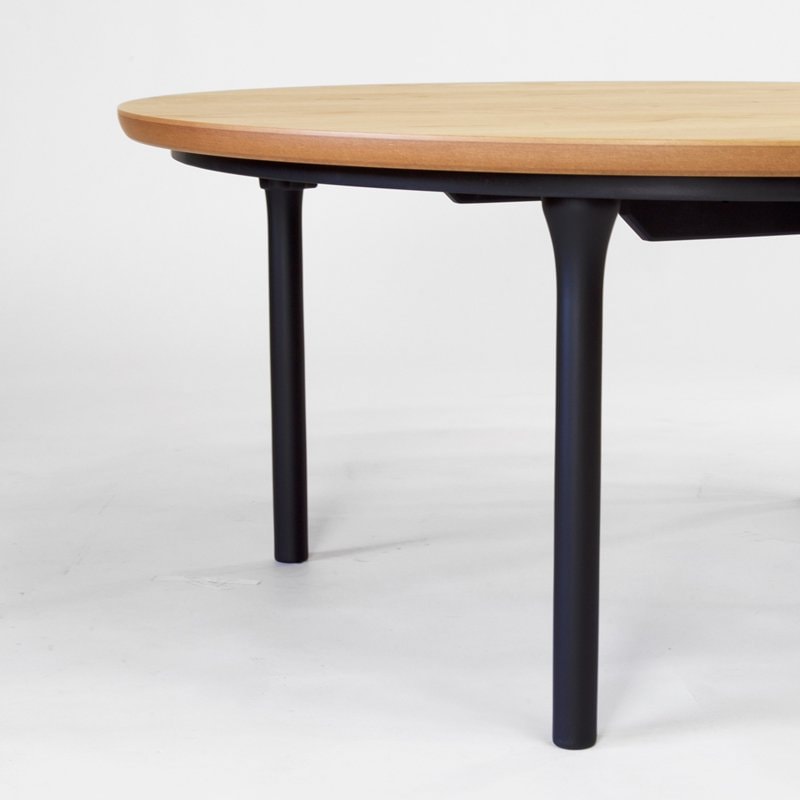 Wells｜ウェルズコタツテーブル｜オークの円形こたつ｜Nichibi