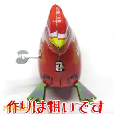 中国土産に 伝統民芸 ゼンマイ式 ブリキ 玩具 鶏（ニワトリ） ｜ぱんだ