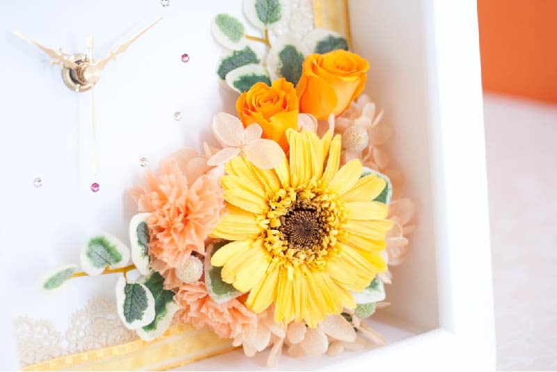 プリザーブドフラワー 『horloge オロージュ』 | 時計・オルゴール