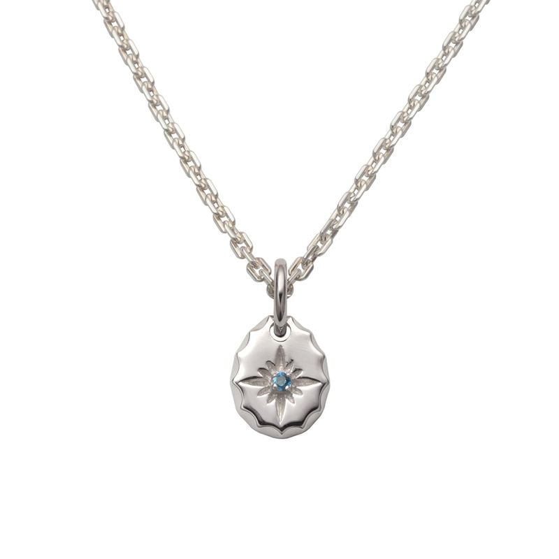 11月誕生石トパーズ ティアドロップ ペンダント/サンシンボル/天然石