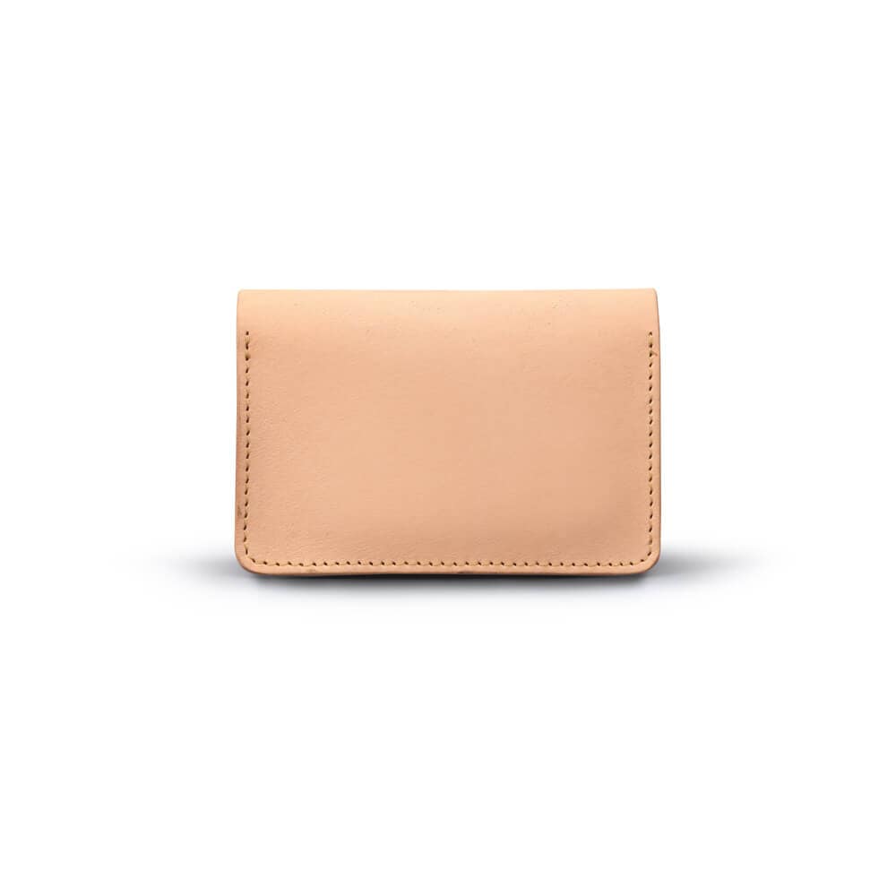 本革レザーカードケース アラベスク エンボス ナチュラル サドルレザー