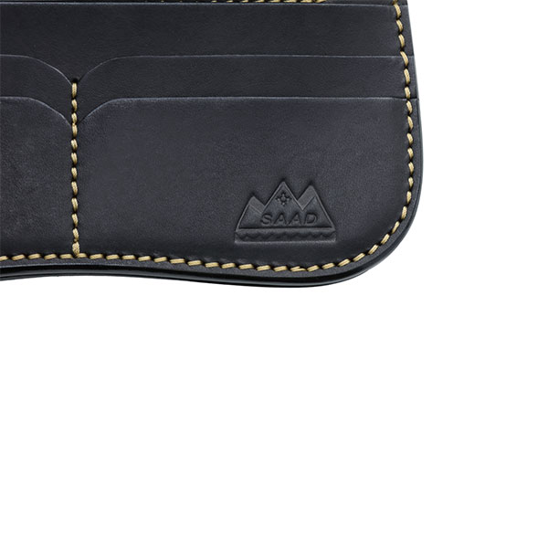 ロングウォレット/革財布 ブラック サドルレザー｜全てのレザー