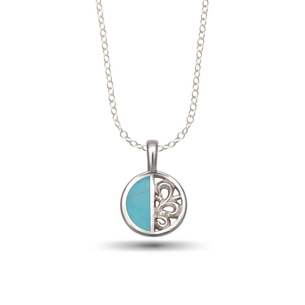 天然石ターコイズ ストーン シルバー925製 ペンダントトップ｜全ての