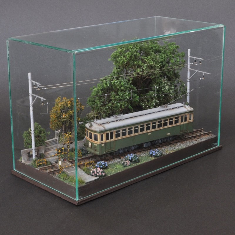 江ノ電100形 107号車（トロリーポール仕様） ：STラボ 塗装済完成品 1