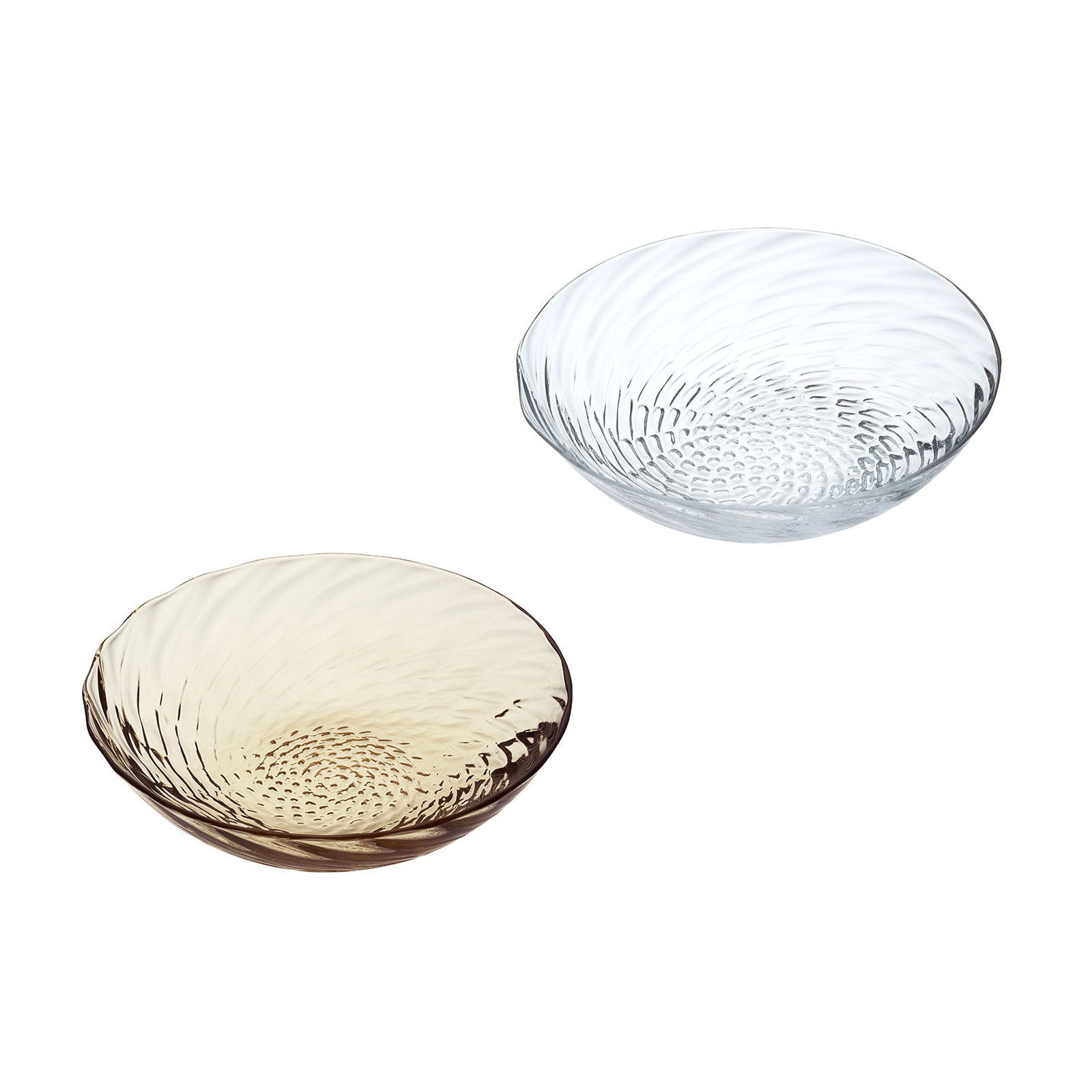 ボラゴ：丸形小皿 (12cm) 2枚セット GIFT | ガラス製品 | Sghr