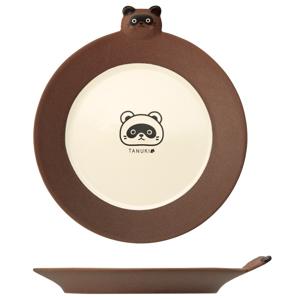 ダイカット 中皿 18cm 陶器製 皿 お皿 食器 陶器 キャラクター