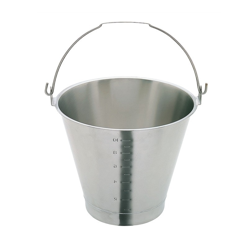 HACCP】18-8 目盛付バケツ 平取手 約20L SH-6549-20NBM | SUGICO