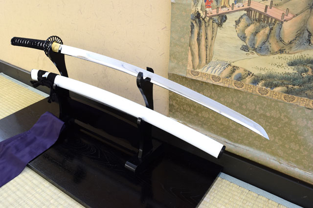 即納品 沖田総司所用 加州清光 亜鉛合金刀身 刀袋付 高級模造刀