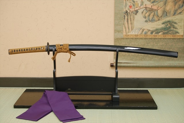 即納品 長曾称虎徹 近藤勇愛刀 亜鉛合金刀身 刀袋付 高級模造刀