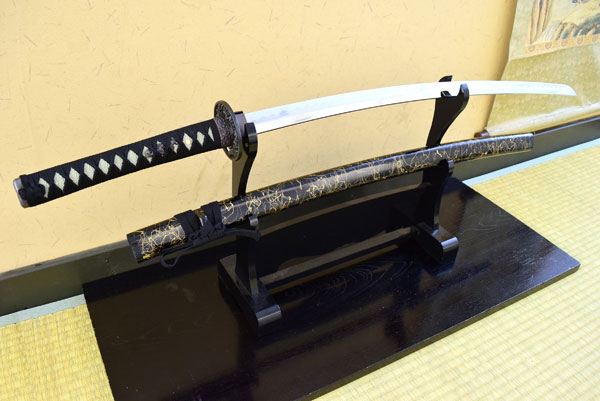 上金雲 黒紐 大刀 模造刀｜【公式】模造刀・居合刀の専門店「忍屋」