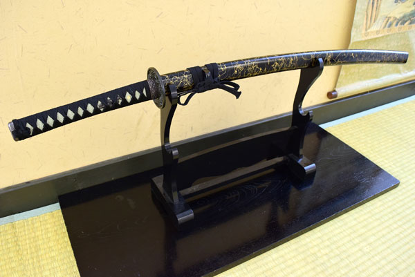 上金雲 黒紐 大刀 模造刀｜【公式】模造刀・居合刀の専門店「忍屋」