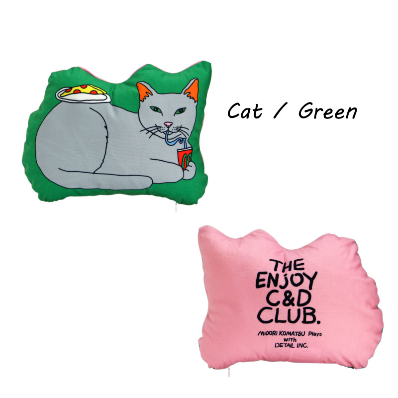 お部屋が可愛くなる THE ENJOY C&D CLUB ダイカットクッション M