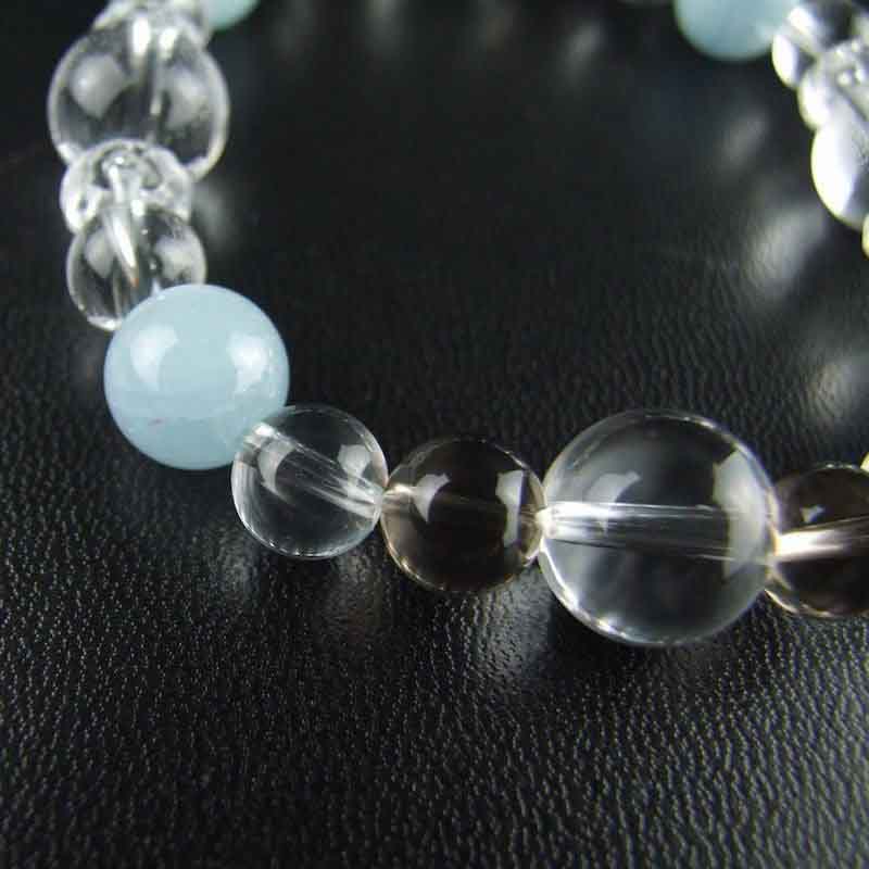 穏やかな暮らしを呼び込むブレスレット♪ メンズ 【アクアマリン】3月