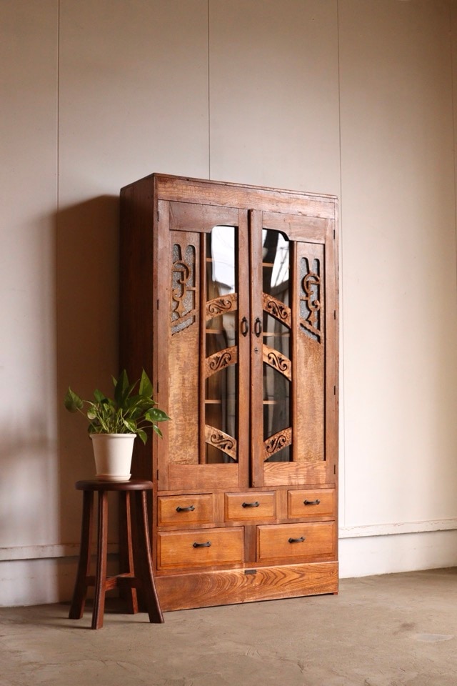 ガラス戸棚 | 全ての商品 - 古家具古道具 そうすけ