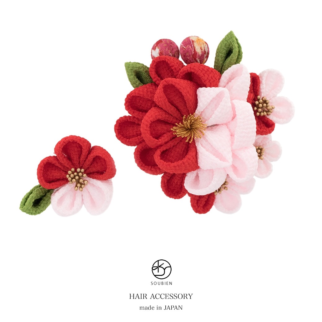 髪飾り つまみ細工 成人式 卒業式 袴 和装 振袖| きもの館 創美苑