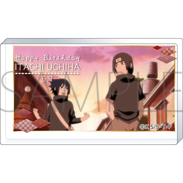 NARUTO-ナルト- 疾風伝 アクリルブロック ITACHI2024 サスケ&イタチ