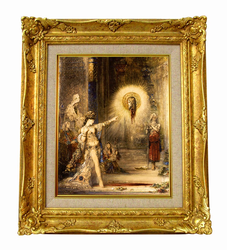 モロー 出現 ジクレーキャンバス複製画 額装品