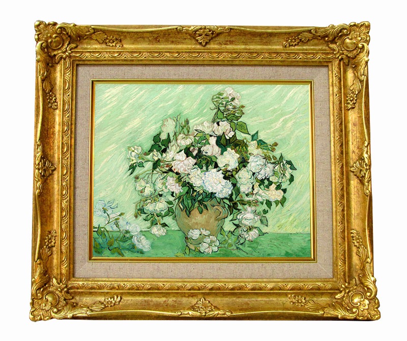 ゴッホ バラのある花瓶 ジクレー複製画