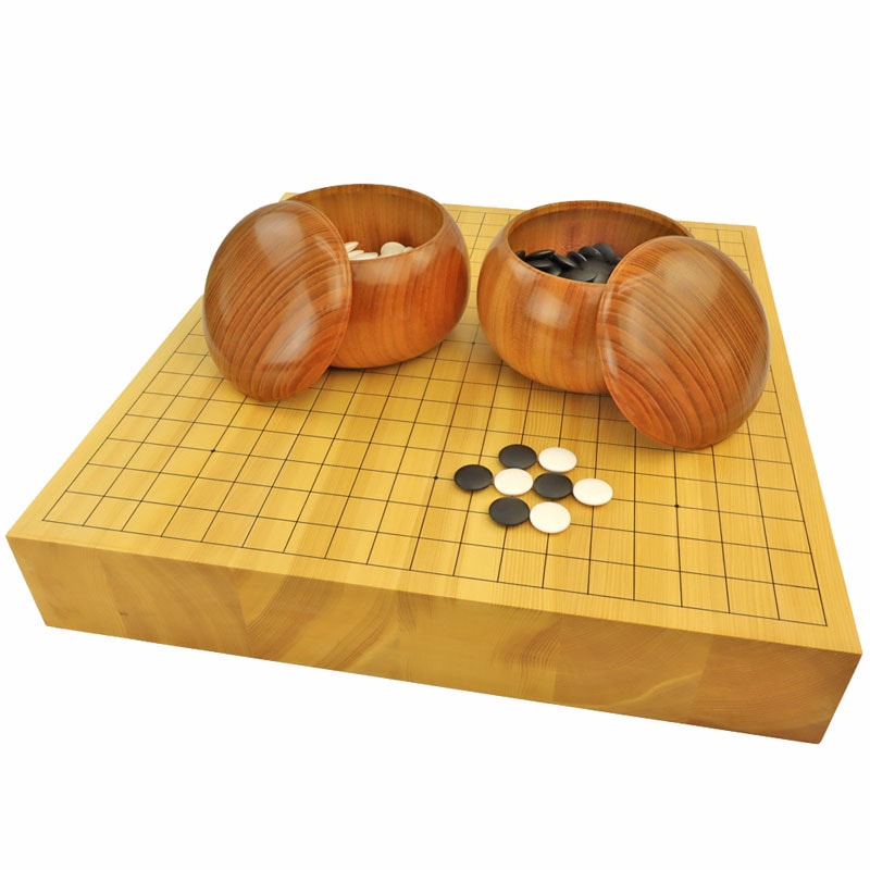 囲碁】欅碁笥 本蛤碁石、那智黒石 11.4ミリ 囲碁欅碁笥 本蛤碁石、那智