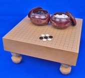 足付碁盤セット | 将棋盤碁盤駒碁石等販売の大阪の将棋囲碁専門店将碁屋