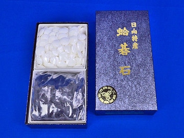 日本蛤碁石 25号 月印(厚み7.0mm)※証明書付き | 蛤碁石,蛤碁石(宮崎県