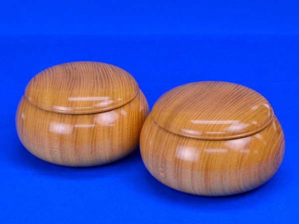 囲碁 木製碁笥 欅 平型 特大 ※蛤碁石35号まで収納可能 | 碁笥・碁笥箱