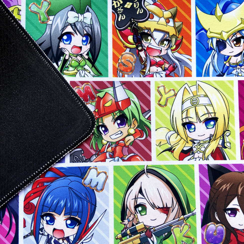 戦国乙女 イニシャルイラストマルチマット | キュイン萌ーる