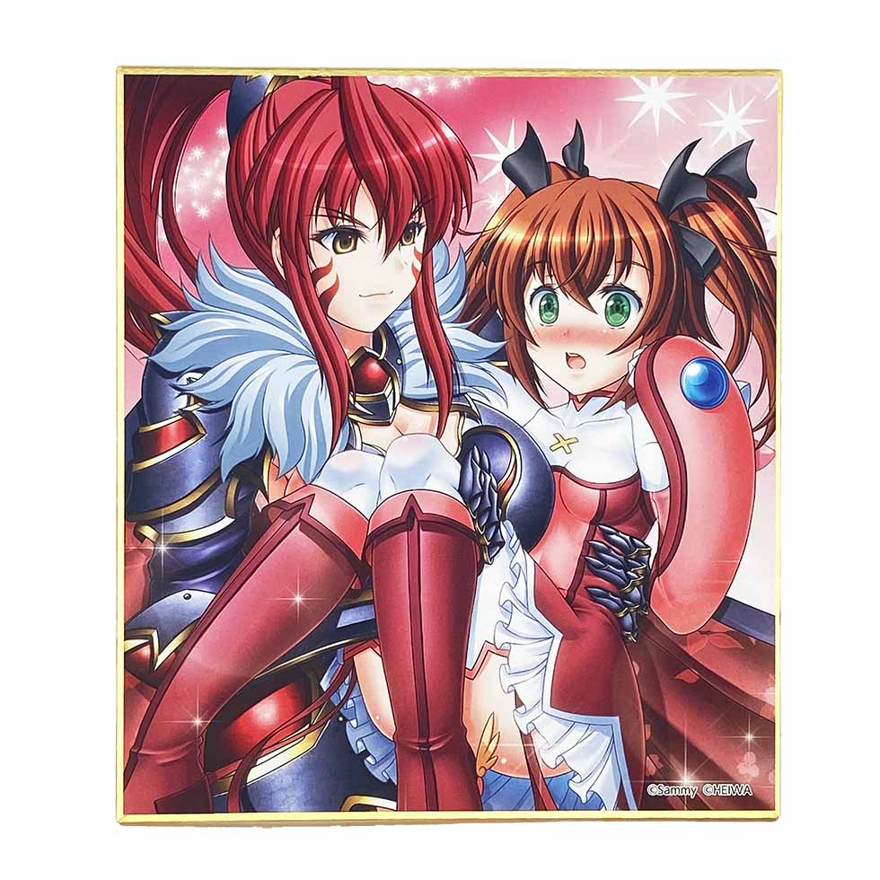 ツインエンジェル×戦国乙女 コラボ第三弾ミニ色紙（ノブナガ・遥ver