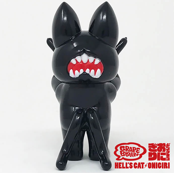 Hell's Cat Onigiri - Black by Grape Brain — Martian Toys