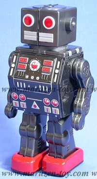 丸善商店 （メタルハウス）日本製ブリキ商品 No.2 怪獣ロボット（黒