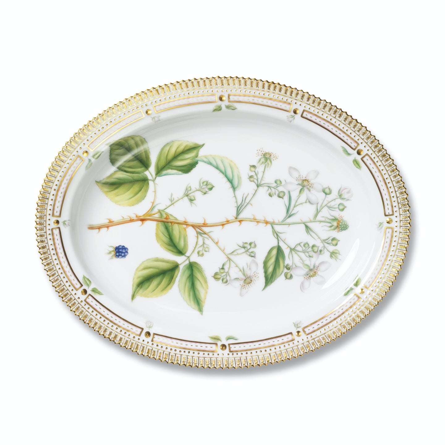 Royal Copenhagen Flora Danica Oval Platter – Mary Mahoney