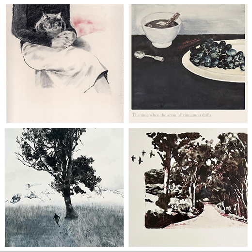 荻原美里の大阪初個展「キオクノタビ」が、京町堀『chignitta space