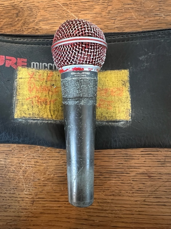 Shure SM58 Microphone Vintage Porsche Logo – Marigold