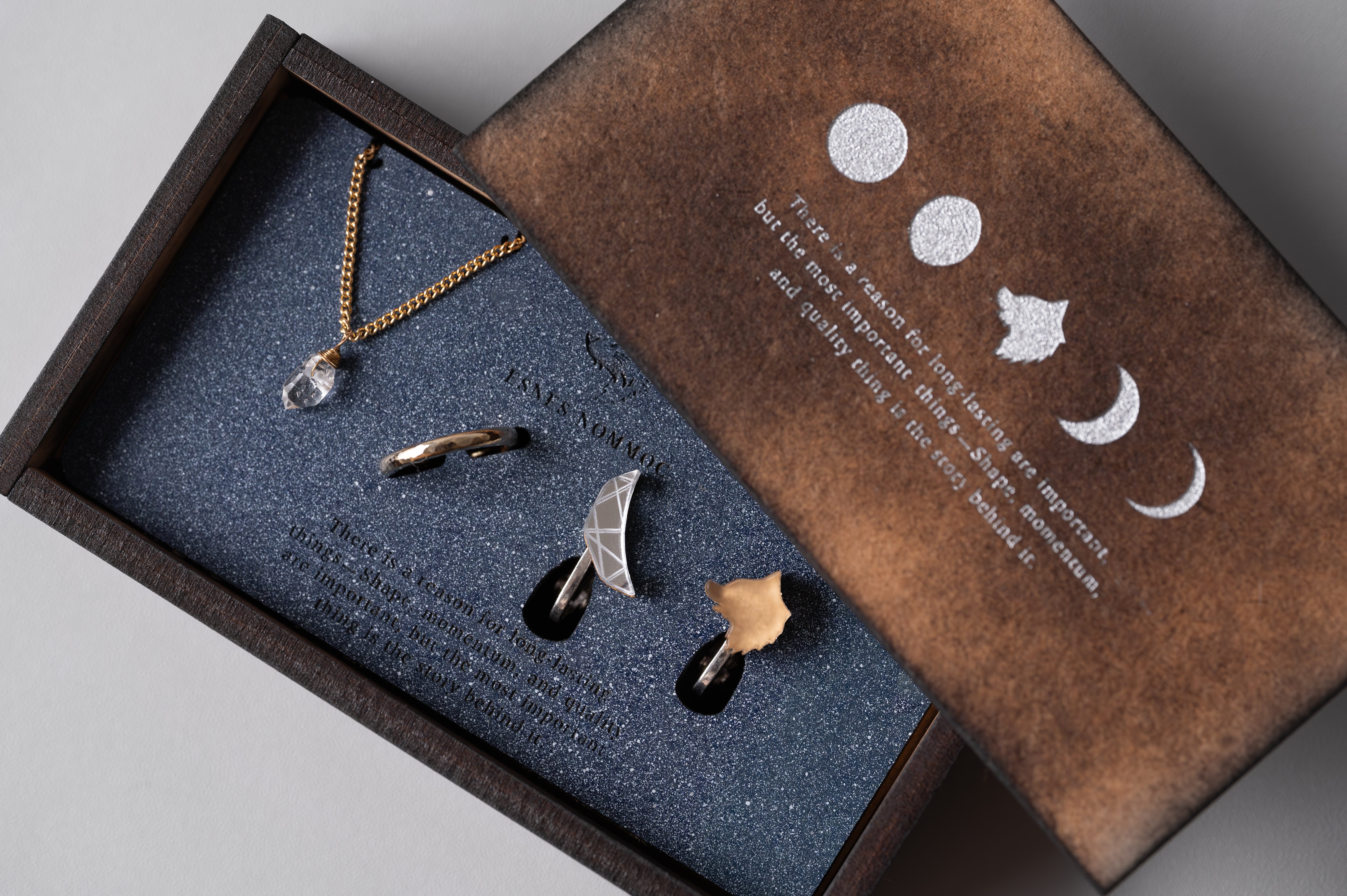 星の消息》 アクセサリー4作入りギフトボックス – 宙フェス夜市