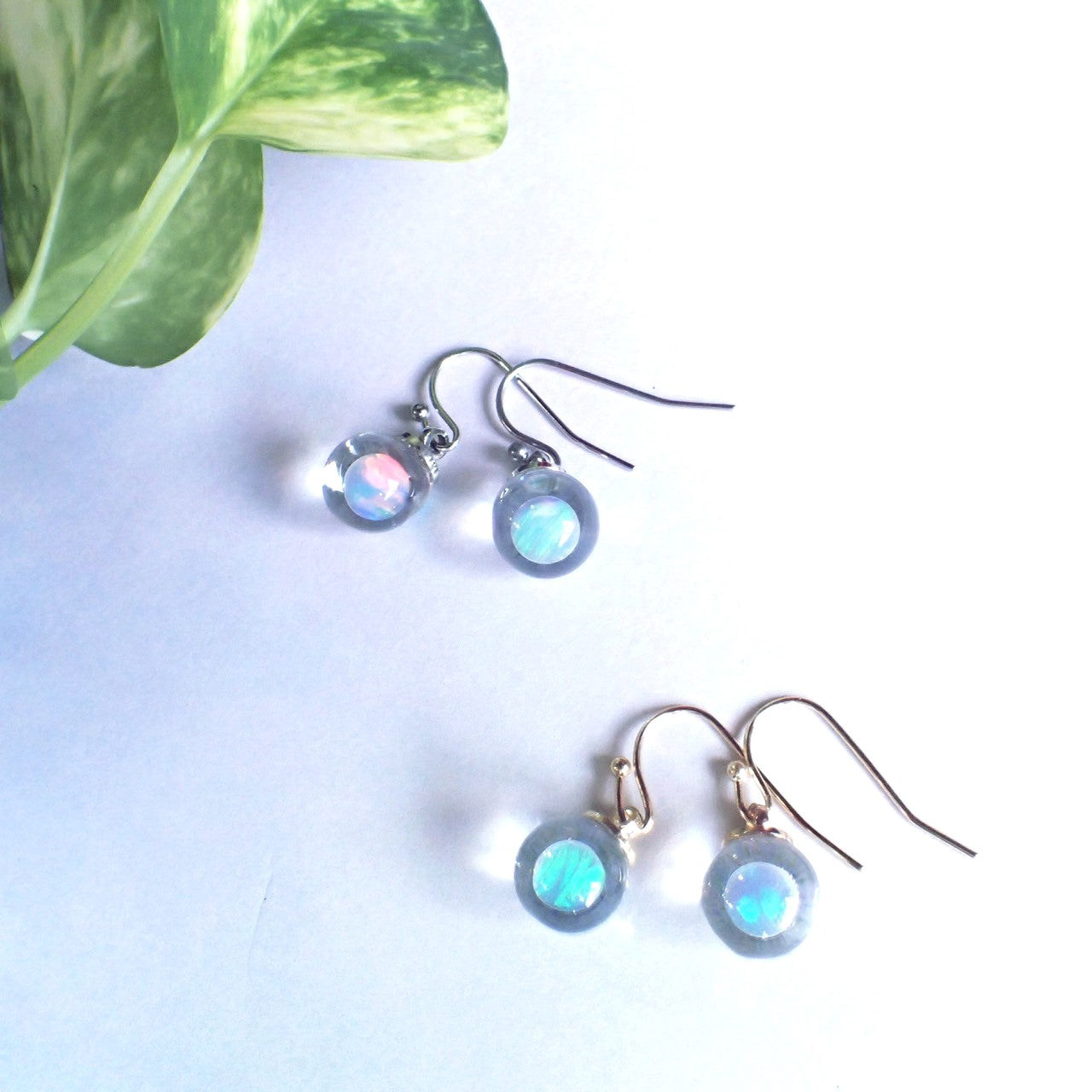 虹 -Star Rainbow- / オパールピアス / ‐フック‐ – 宙フェス夜市