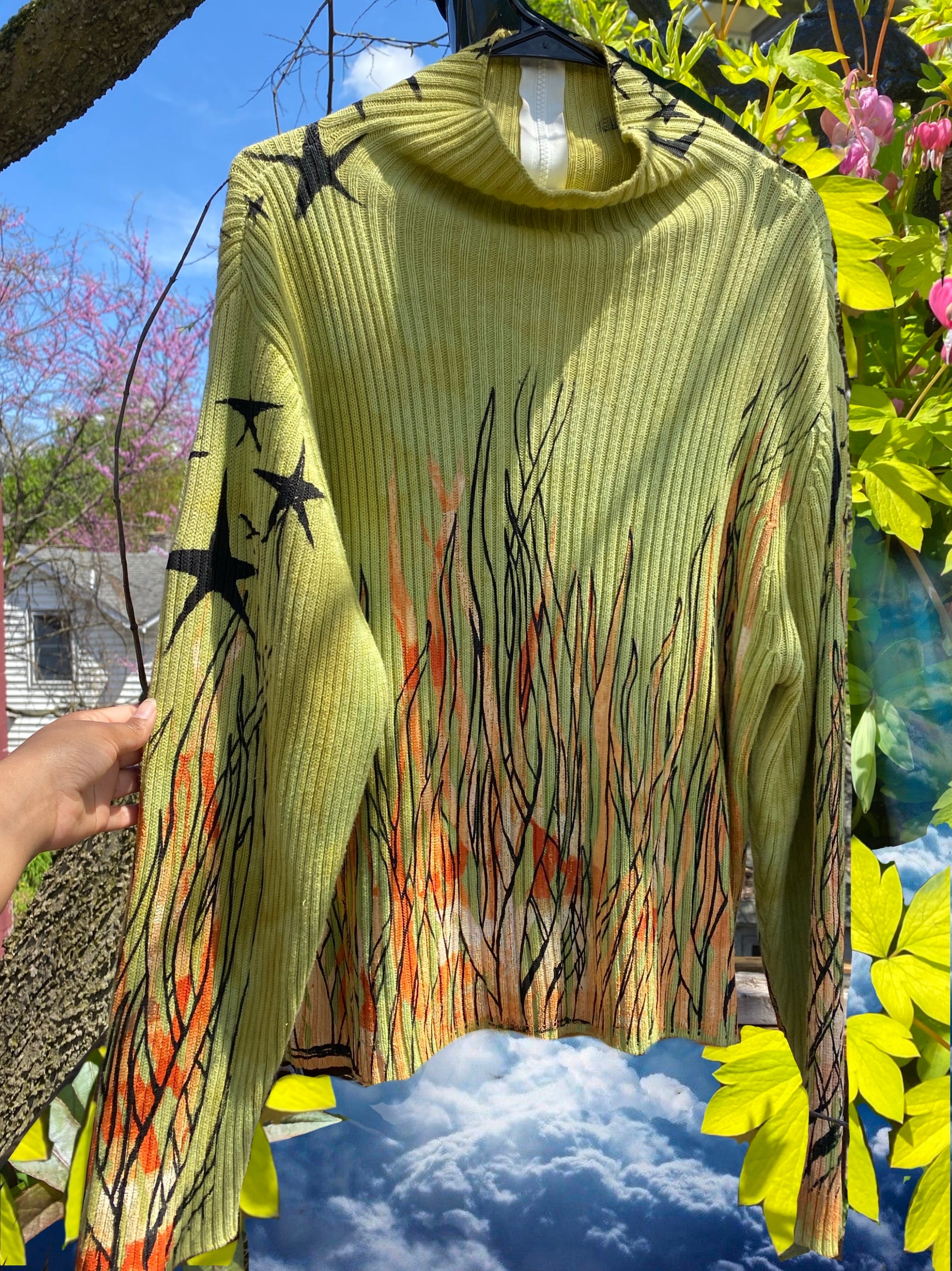 All over print Double Zip – Mar's Studio