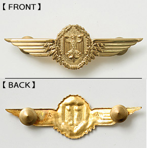 ドイツBW(連邦軍) 職務章/パイロット長章/ゴールド/メタル/実物・未使用