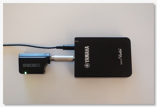 サイレントバイオリンのコントロールボックスを修理に出す | Masa's