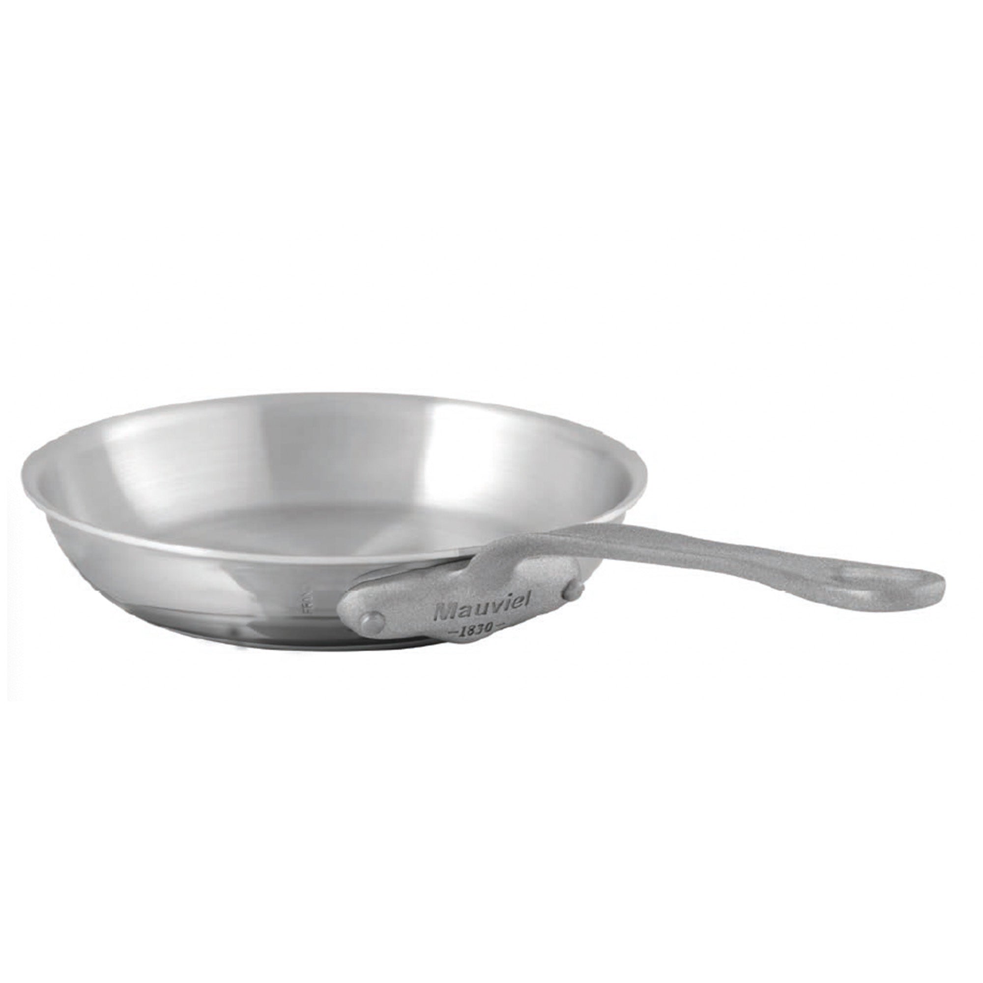 Mauviel M'Cook SB 5-Ply Frying Pan With Brushed Cast Stainless