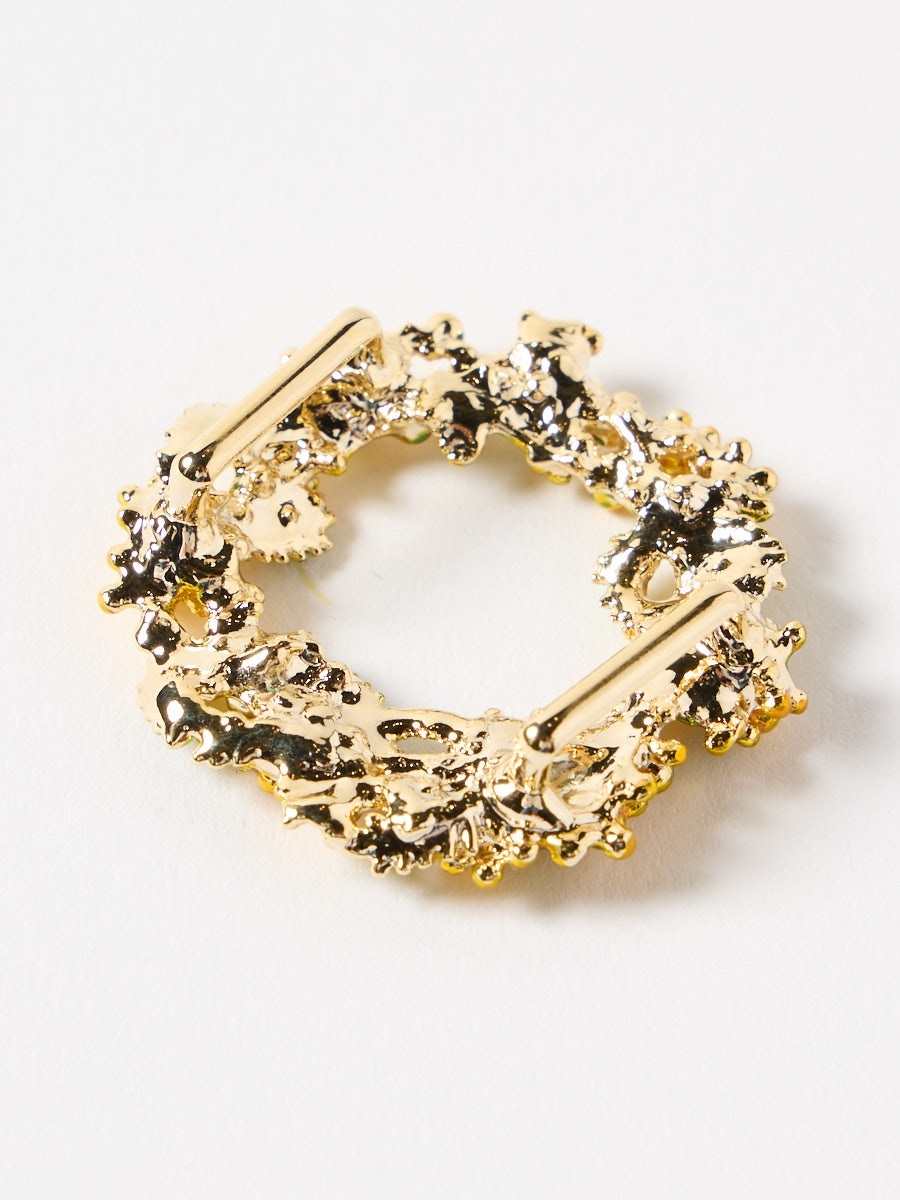 残りわずか】帯留 「ミモザ」(FREE イエロー): ふりふ ｜ミマツ