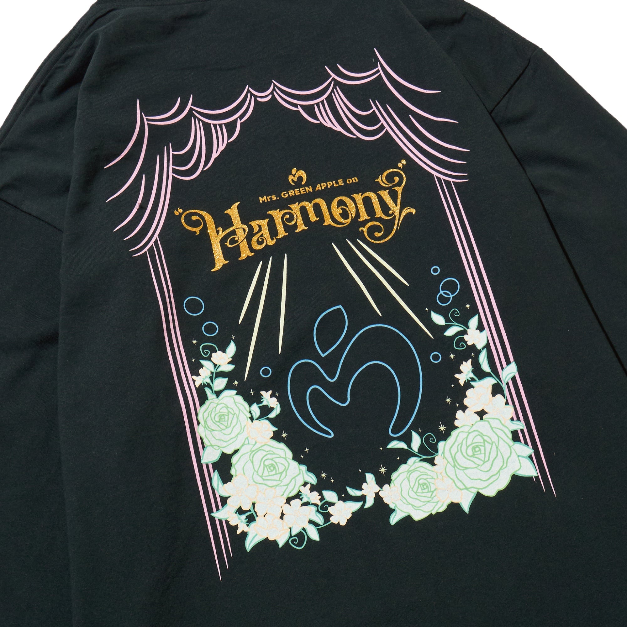 MGA on “Harmony” Long Sleeve T-shirt / Black – Mrs. GREEN APPLE