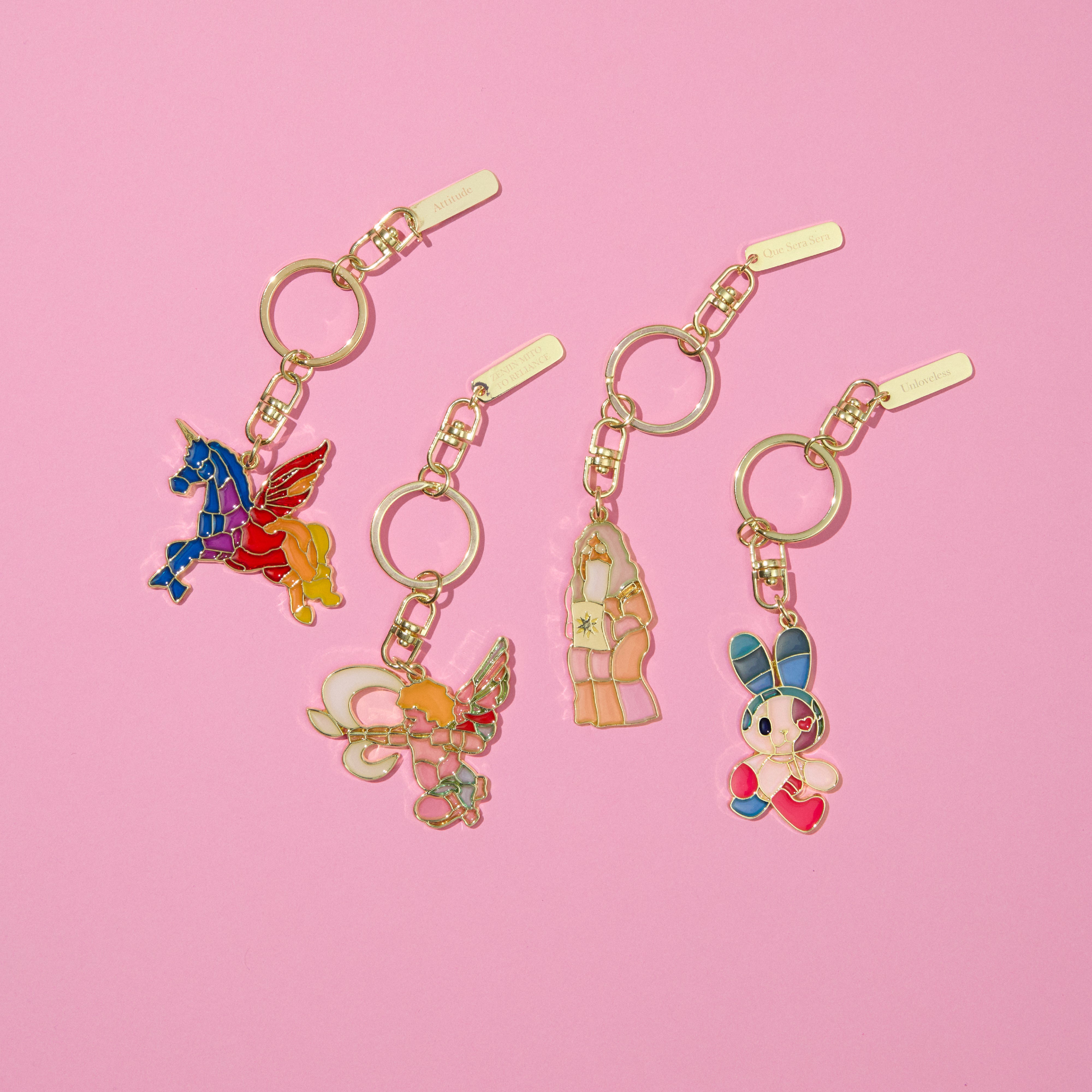 Wonder Museum ステンドグラスキーホルダー(ZENJIN MITO TO RELIANCE