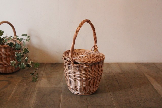 かご・バスケット・雑貨 - menui | かごバッグに！ 【柳 蓋付きワン