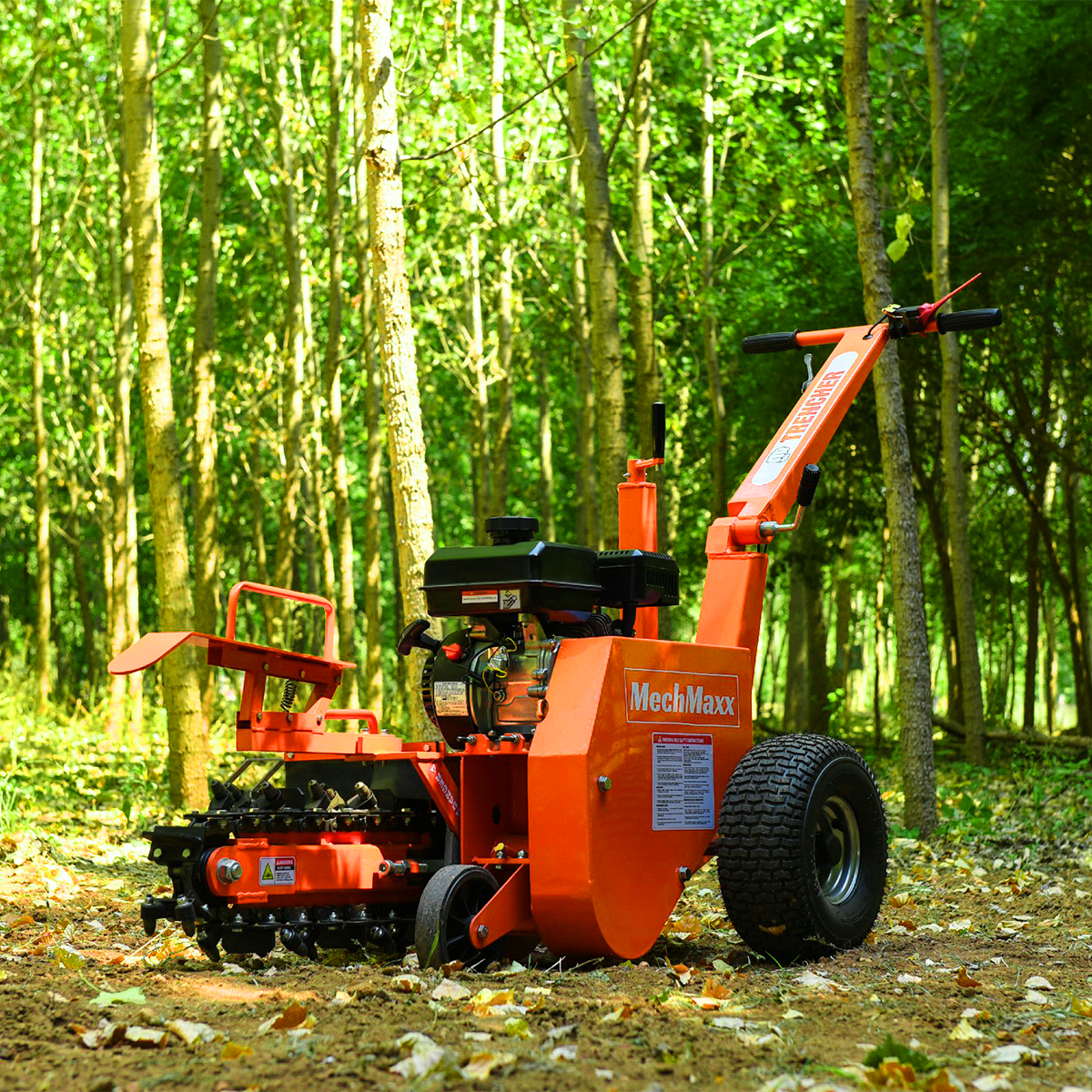 MechMaxx 7HP Gas Powered Cable Ditching Mini Trencher , TCR650