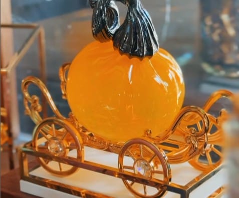 New Custom Glass Pumpkin Carriages Available at Crystal Arts in