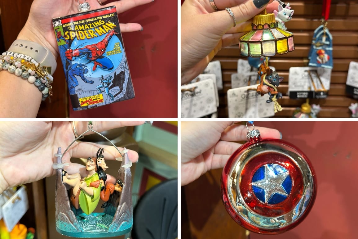 Marvel & New Sketchbook Ornaments at Walt Disney World - WDW News